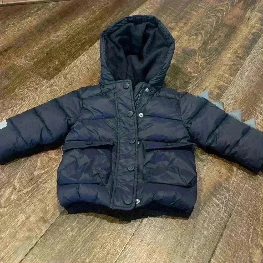 Mori Dino Recycled Waterproof Puffer Coat 6-12 Months - Picture 4 of 12